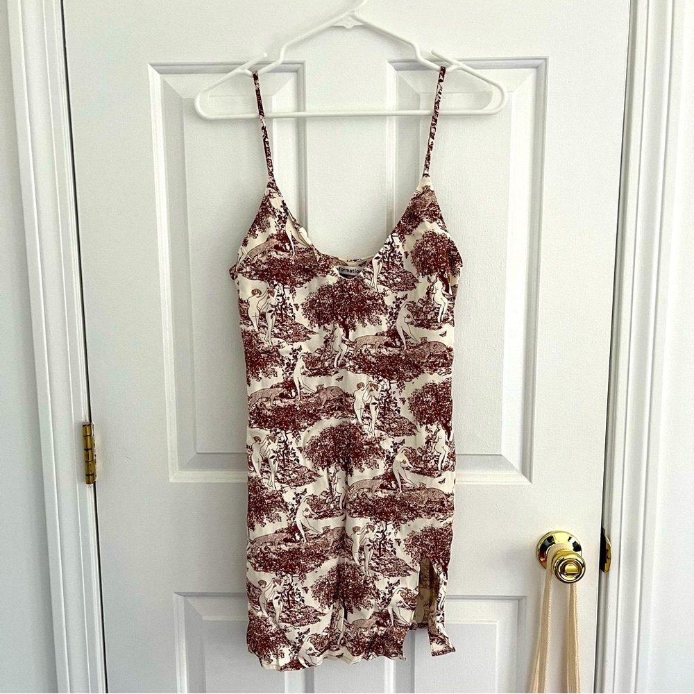 Reformation Marlowe Mini Slip Dress